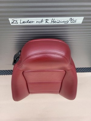 BMW Z3 Beifahrer Sitz Oberteil Leder rot Rückenlehne Polster Sitzheizung 