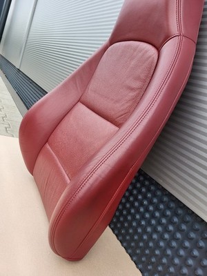 BMW Z3 Beifahrer Sitz Oberteil Leder rot Rückenlehne Polster Sitzheizung 