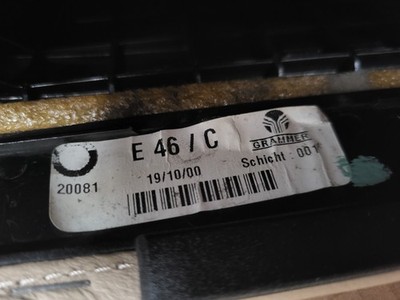 BMW E46 Cabrio Kopfstütze HINTEN Leder Beige Überroll-Schutzsystem