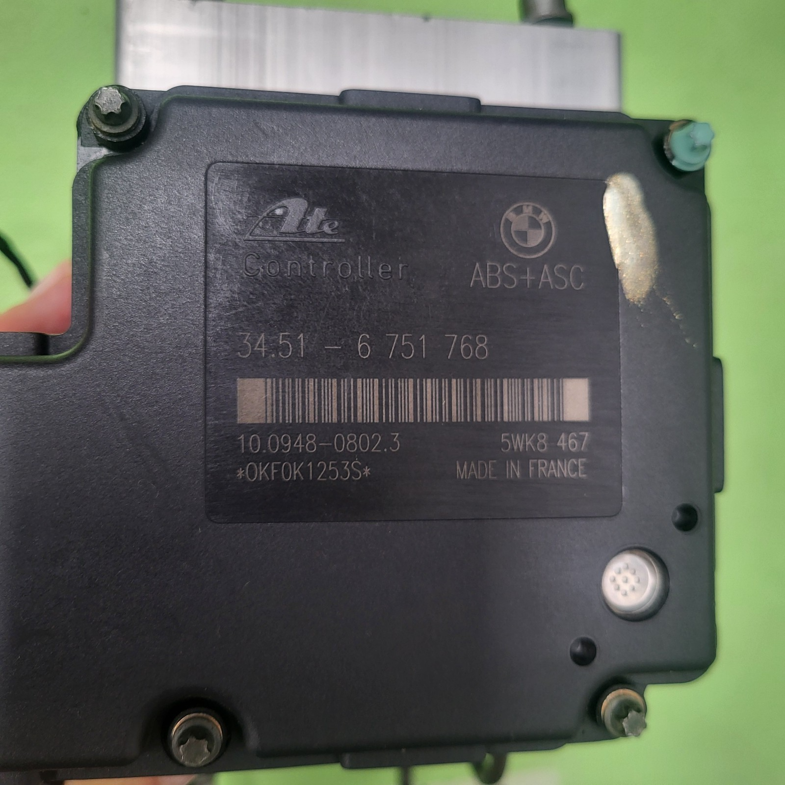 BMW E46  ABS Block 6751767  Hydraulikblock ASC Steuergerät 6751768 – Bild 3