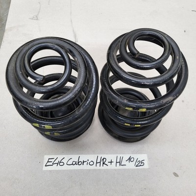 BMW E46 Cabrio Coupe Spiral Tonnen Feder Hinten RECHTS LINKS 6 Zylinder  – Bild 1