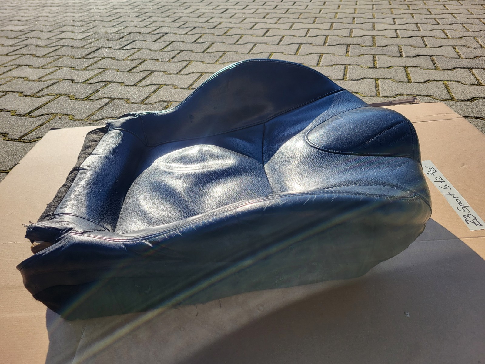 BMW Z3 Roadster Fahrer Sport Sitz Unterteil Leder Oregon schwarz Sitzheizung – Bild 2