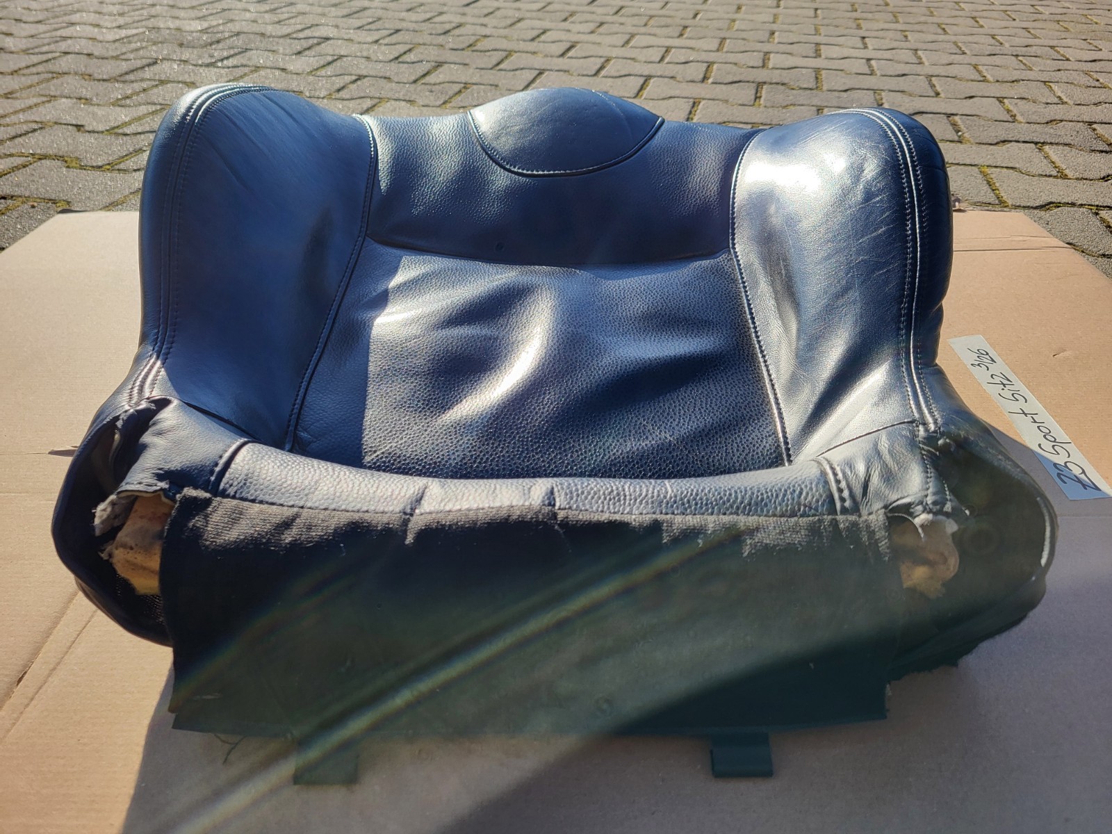 BMW Z3 Roadster Fahrer Sport Sitz Unterteil Leder Oregon schwarz Sitzheizung – Bild 6