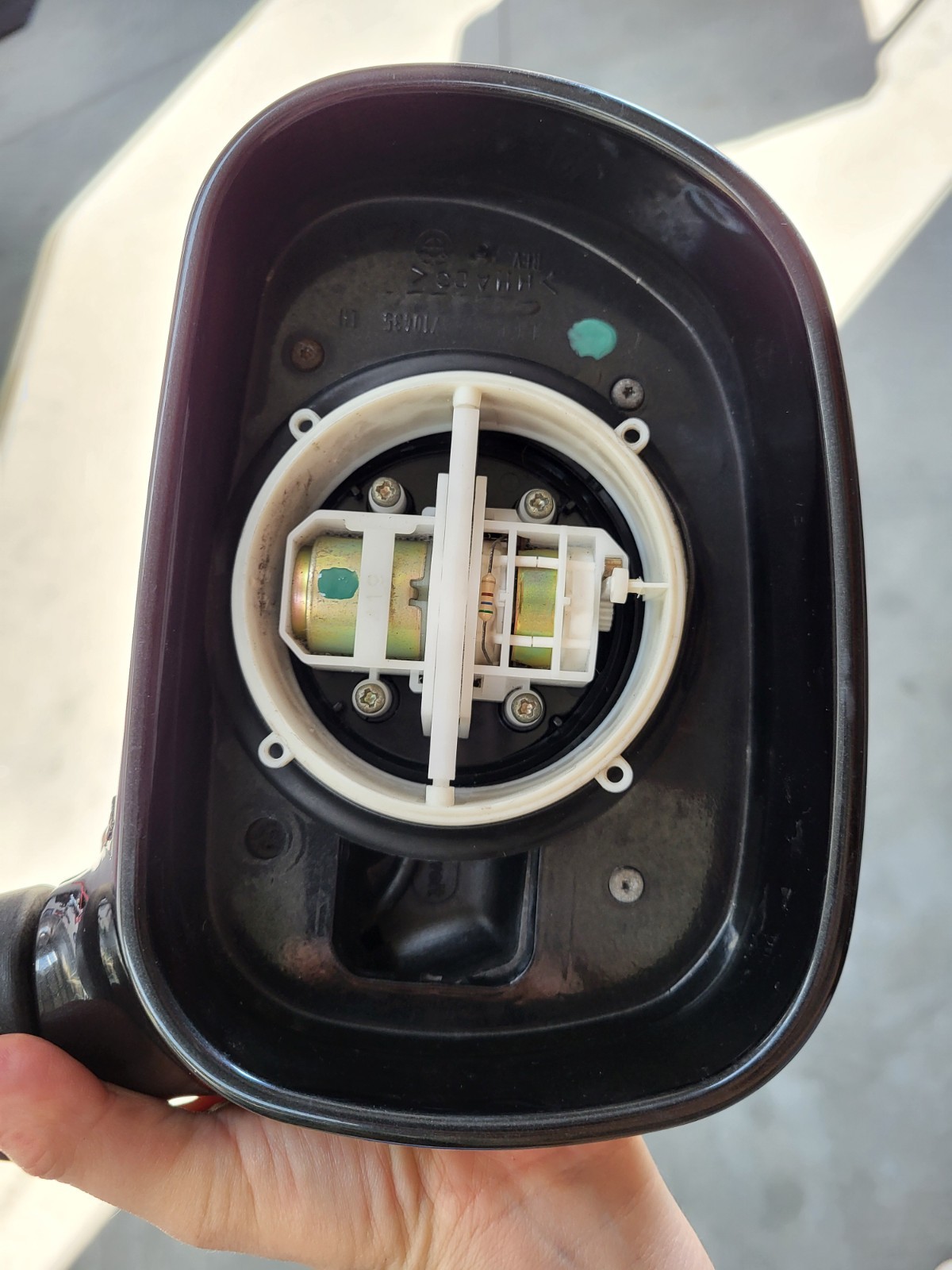 BMW Z3 Roadster + Coupe Seiten Außen Spiegel Glas Motor LINKS Schwarz Metallic – Bild 8