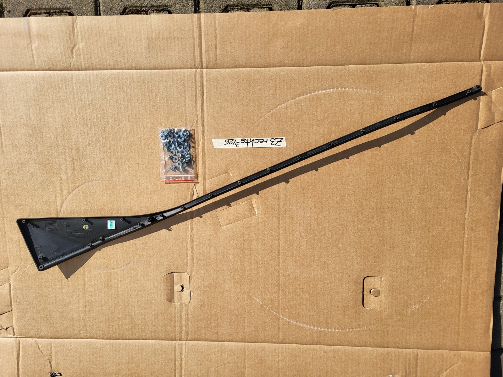 BMW Z3 Roadster + Coupe Leiste für  Tür Verkleidung Schwarz RECHTS Beifahrer – Bild 5