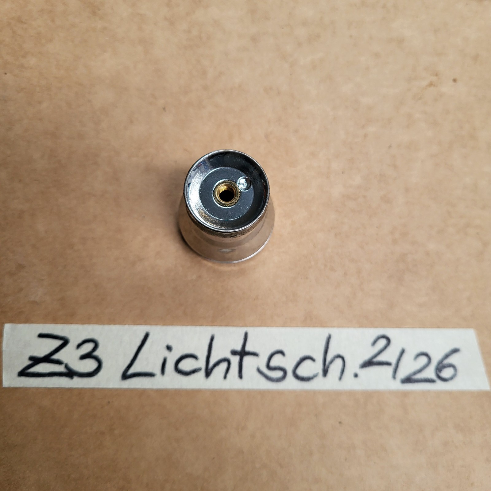 BMW Z3 Roadster + Coupe Chrom Knopf für Lichtschalter