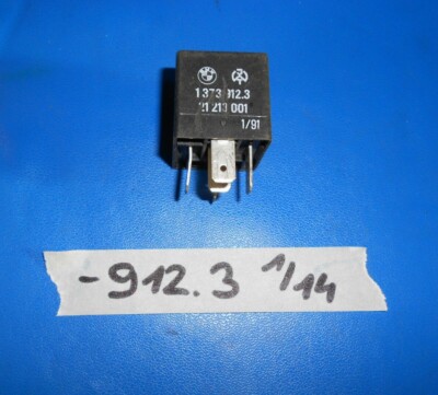 BMW E21 E30 E28 E24 E23 Z1 Relais schwarz 1373912