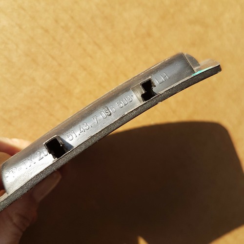 BMW Z4 E85 Verkleidung Gitter Abdeckung Blende hinten links 7036509 Schwarz 