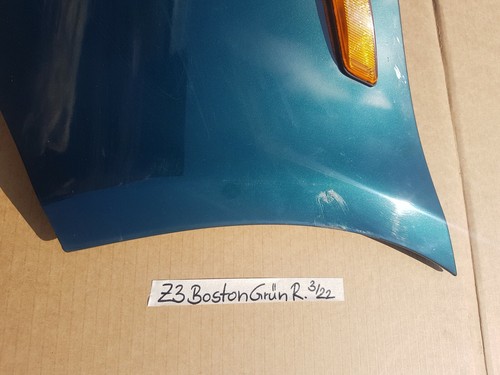 BMW Z3 Roadster + Coupe Kotflügel Seitenwand  VORNE RECHTS Boston grün metallic