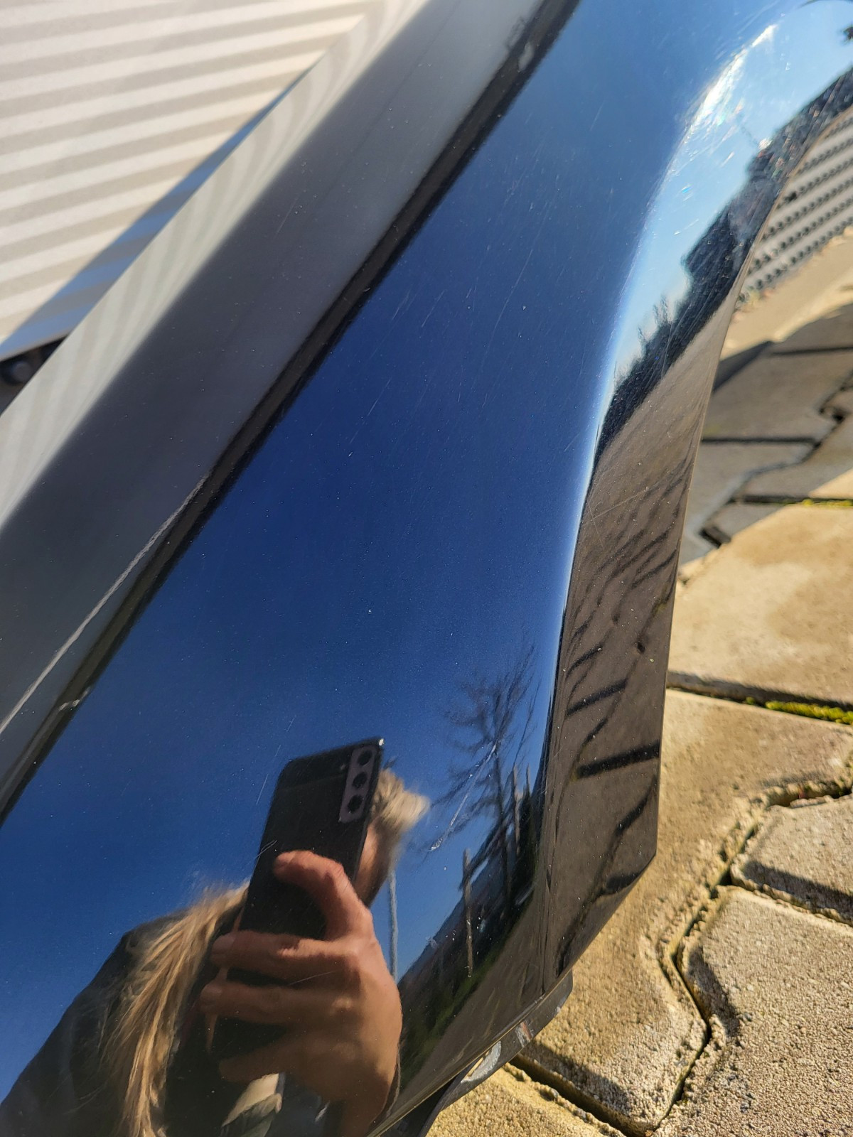 BMW Z4 E85 E86 Seitenwand Kotflügel VORNE LINKS Saphir schwarz black ABHOLUNG