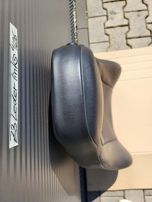 BMW Z3 Roadster Fahrer Sitz Oberteil  Leder schwarz Rücken Lehne + Gurt Halter