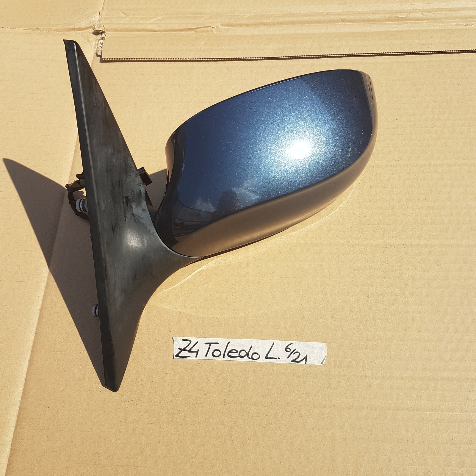 BMW  Z4 E85 E86 Seiten Außen Spiegel rechts ODER links Toledo blau Code 482