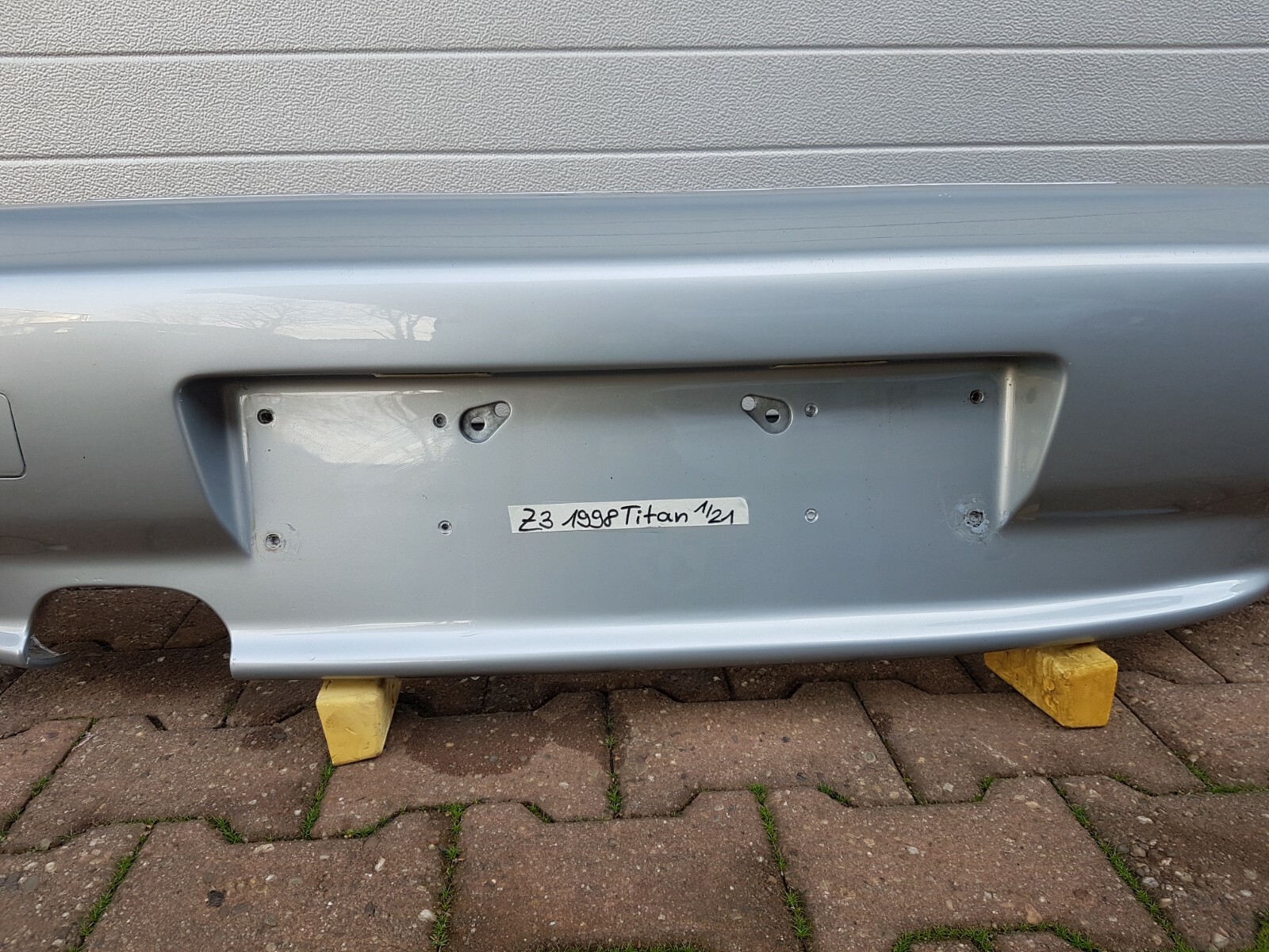 BMW Z3 Roadster Heckschürze Silber Verkleidung Stoßfänger HINTEN Heck Stoßstange