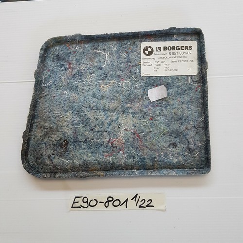 BMW E90 Kofferraum Verkleidung Gepäckraum Werkzeug Fach Abdeckung 6951801