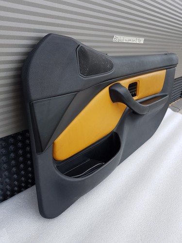 BMW Z3 Roadster Tür Verkleidung Türtafel Leder schwarz gelb nappa sun mit Griff