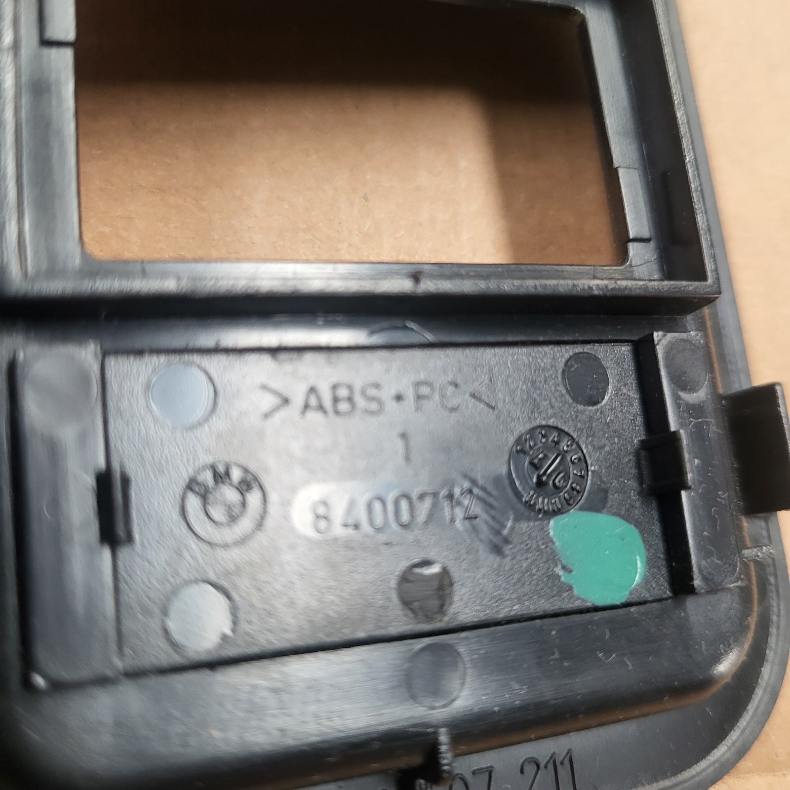 BMW Z3 Schalter Einbau Rahmen 8407211 + Blende Abdeckung 8400712 Blindstopfen