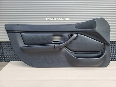 BMW Z3 Roadster Tür Verkleidung Türtafel Leder Dot Schwarz LINKS + Tür Griff