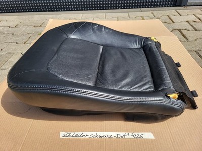 BMW Z3 Roadster Fahrer Sitz Bezug + Polster Kissen Unterteil Leder Dot schwarz