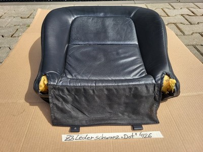 BMW Z3 Roadster Fahrer Sitz Bezug + Polster Kissen Unterteil Leder Dot schwarz