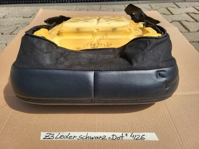 BMW Z3 Roadster Fahrer Sitz Bezug + Polster Kissen Unterteil Leder Dot schwarz