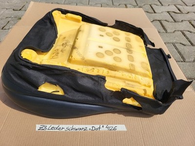 BMW Z3 Roadster Fahrer Sitz Bezug + Polster Kissen Unterteil Leder Dot schwarz