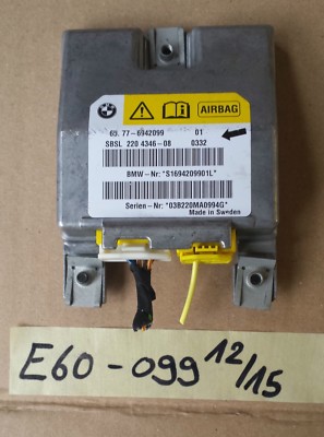 BMW E60 / E61 Airbag Steuergerät Sensor B-Säule Seitenairbag Modul LINKS 6942099