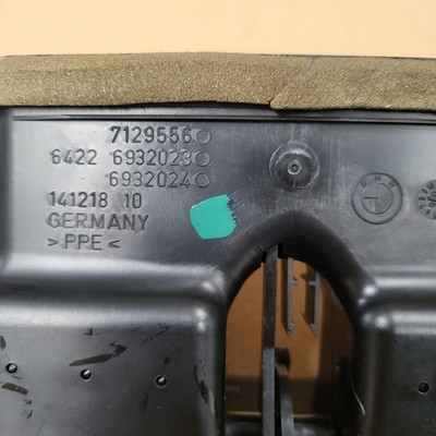BMW E92 E91 E90  Frischluftgrill Luft Düse HINTEN Lüftungsgitter grau 6932023