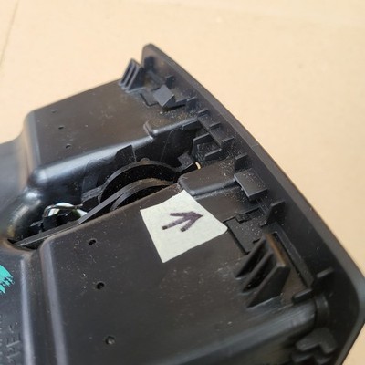 BMW E92 E91 E90  Frischluftgrill Luft Düse HINTEN Lüftungsgitter 7129556