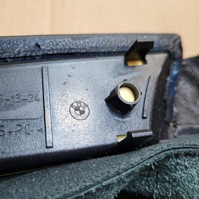 BMW Z4 E85 Leder Manschette Blende Handbremse Verkleidung Handbremssack Schwarz 