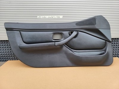BMW Z3 Roadster Tür Verkleidung Türtafel Leder Snake Schwarz LINKS + Tür Griff