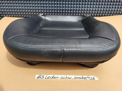 BMW Z3 Roadster Fahrer Sitz Kissen Polster  Unterteil Leder snake Schwarz Black