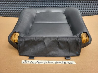 BMW Z3 Roadster Fahrer Sitz Kissen Polster  Unterteil Leder snake Schwarz Black