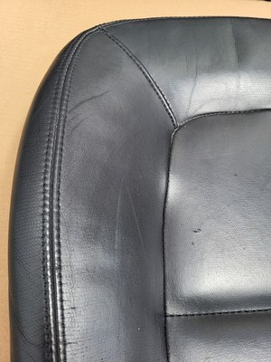 BMW Z3 Roadster Fahrer Sitz Kissen Polster  Unterteil Leder snake Schwarz Black