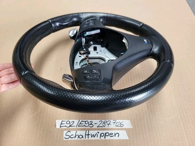 BMW E90 E91 E92 E93 E82 E87 MFL Lenkrad  Multifunktion Leder Lenker Schaltwippen