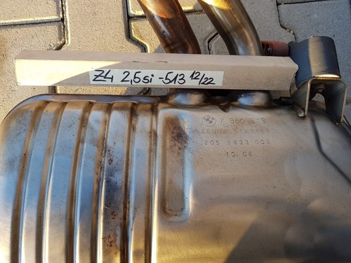 BMW Z4 E85 Auspuff 2,5 si Endschalldämpfer 7560513 für N52 Motor  ABHOLUNG