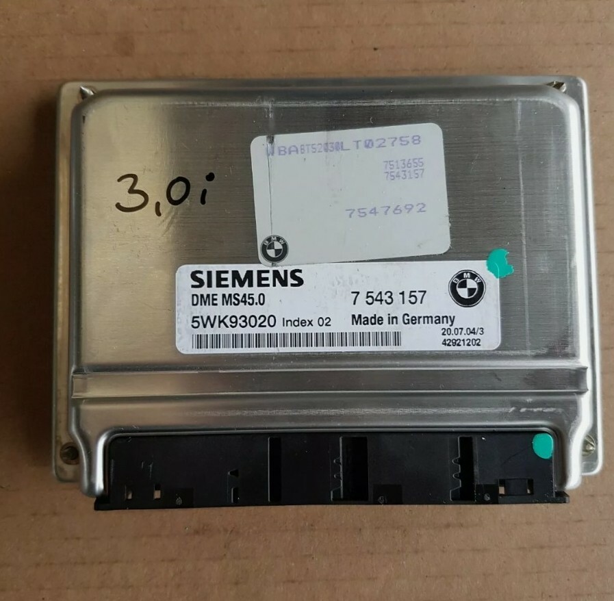 BMW Z4 E85 Motorsteuergerät 7547692 M54 Motor EWS Modul 6941986 Zündschloss