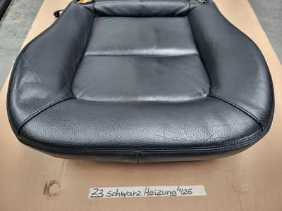 BMW Z3 Roadster Fahrer Sitz Kissen Unterteil Leder schwarz black Sitz Heizung 
