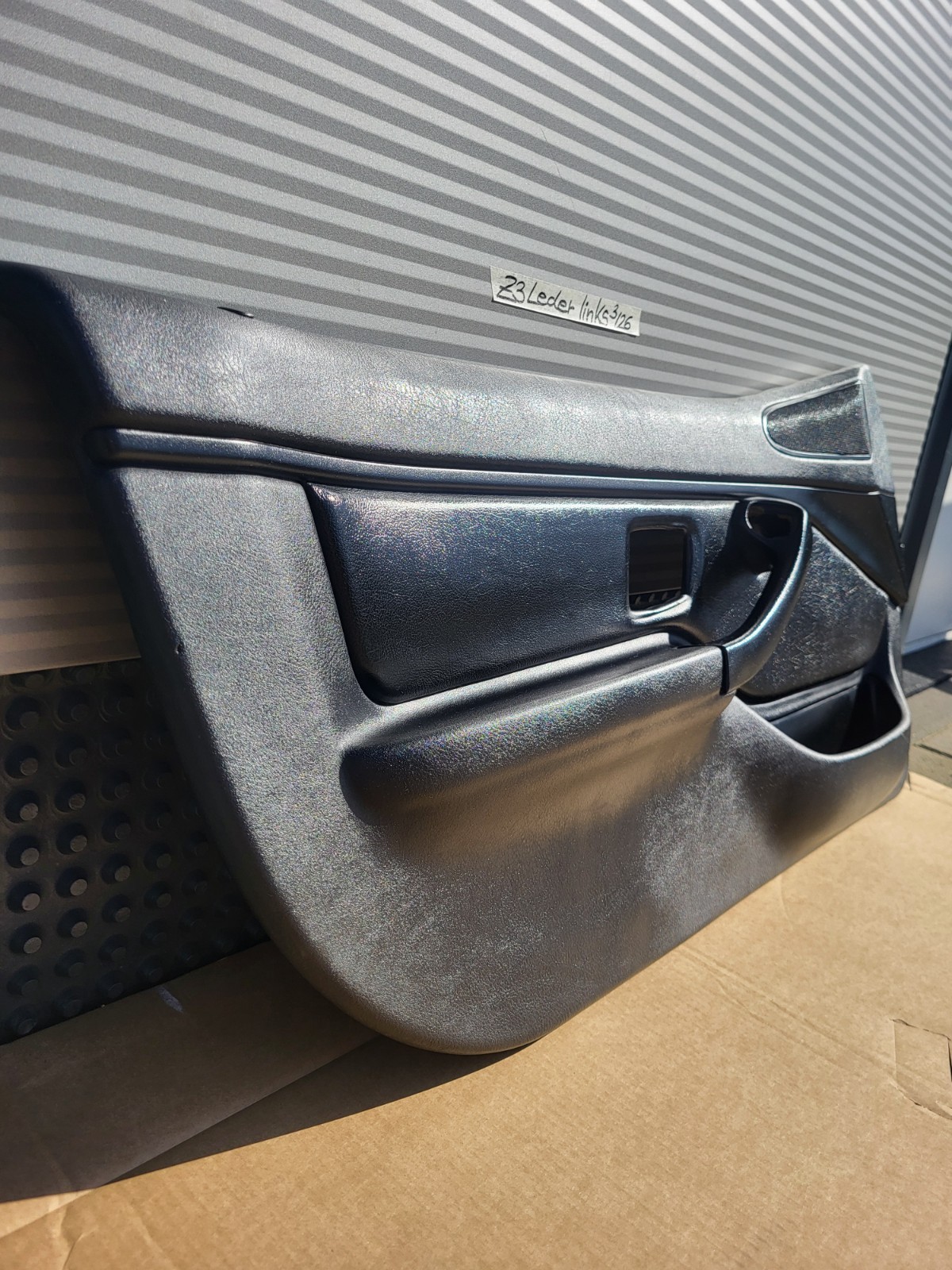 BMW Z3 Roadster Coupe Tür Verkleidung Türtafel Leder Schwarz LINKS + Tür Griff