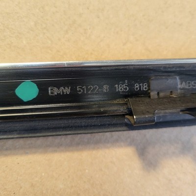 BMW E39 Zierleiste Chrom Fenster Schacht Leiste Dichtung HINTEN RECHTS 8185818
