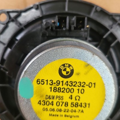 EIN BMW E90 E91 E92 E93 E87 E88 X1 Mittelton Tür Lautsprecher 9143232