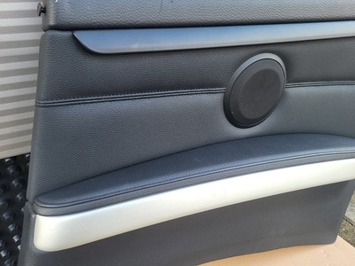 BMW E93 Cabrio Seiten Verkleidung HINTEN RECHTS Leder Schwarz + Beleuchtung 