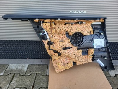 BMW E93 Cabrio Seiten Verkleidung HINTEN RECHTS Leder Schwarz + Beleuchtung 