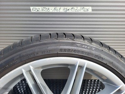 BMW E90 E91 E92 E93  Alufelge 8J x 19 Zoll 8037141 Reifen 225/40 ABHOLUNG 
