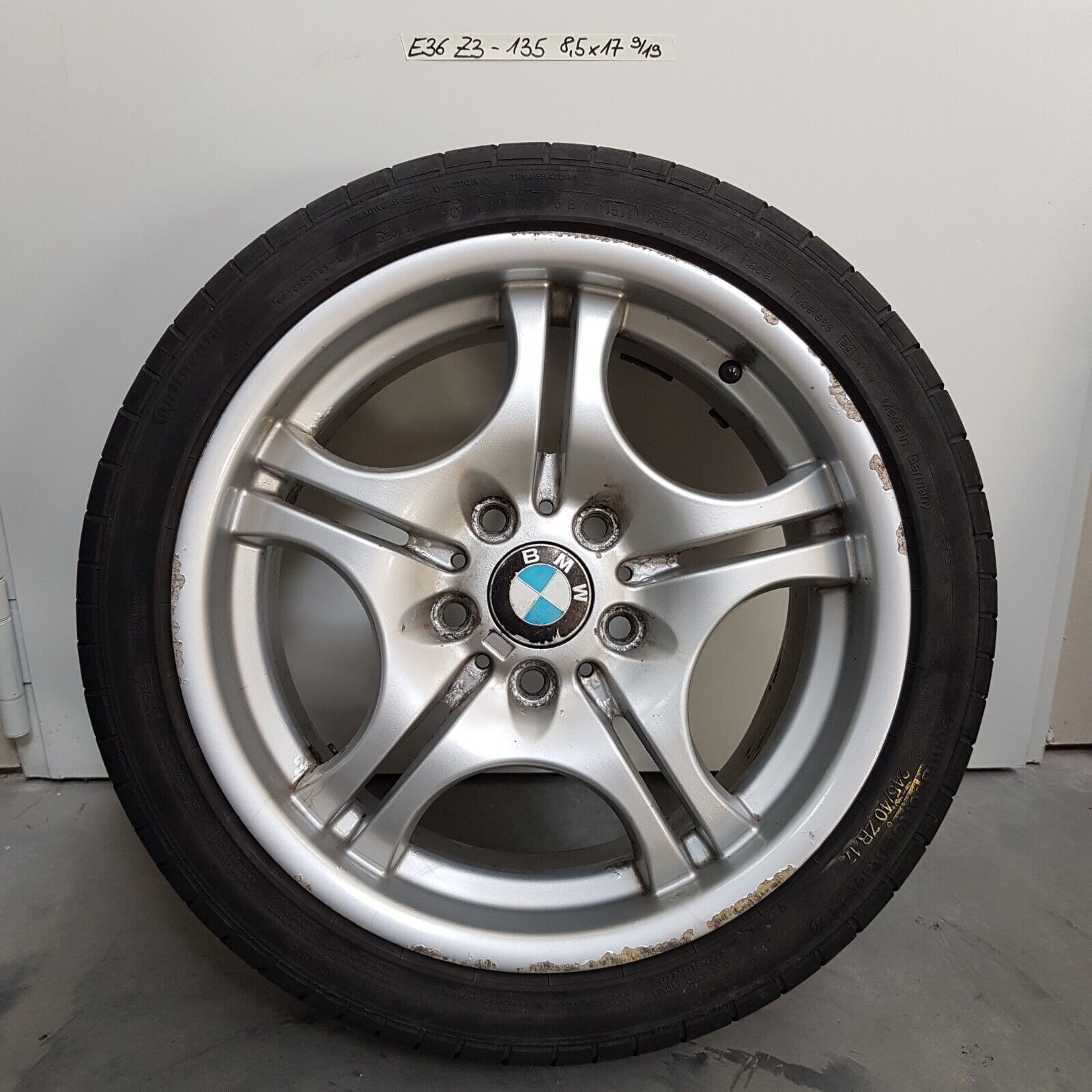 BMW E36 Z3 E46 Z4 E85 E86 Alufelge 8,5 J x 17 Zoll 2229135 + Reifen 225/45